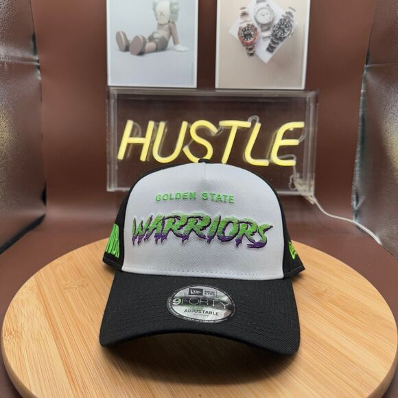 New Era Golden State Warriors A-Frame NBA 9FORTY snapback NWT - Picture 1 of 7